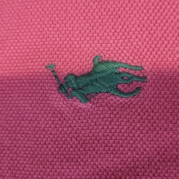 RALPH LAUREN Bubble Gum Pink Peruvian Cotton Short Sleeve Polo Shirt - Picture 5 of 11